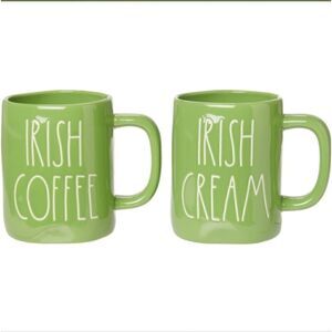Rae Dunn Irish Cream and Coffee Mug Set - 2-Piece